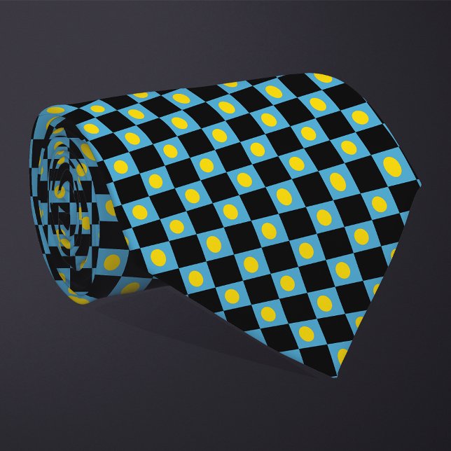 Kontrollerad Palau Flagga Mönster Slips (Skapare uppladdad)