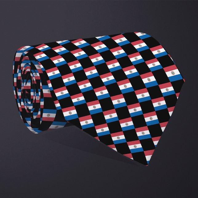 Kontrollerad Paraguay Flagga Mönster Slips (Skapare uppladdad)
