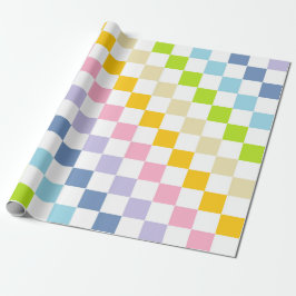 Kontrollerad Pastel Rainbow Presentpapper