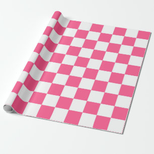 Kontrollerad Shock rosa och vit Presentpapper