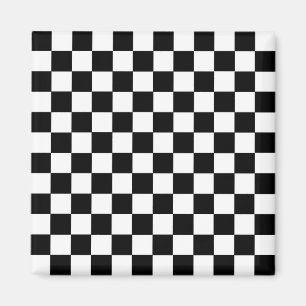 Kontrollerad svartvitt magnet