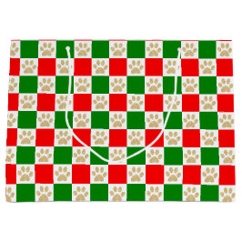 Kontrollerad Tass avtryck Red och Grönt jul