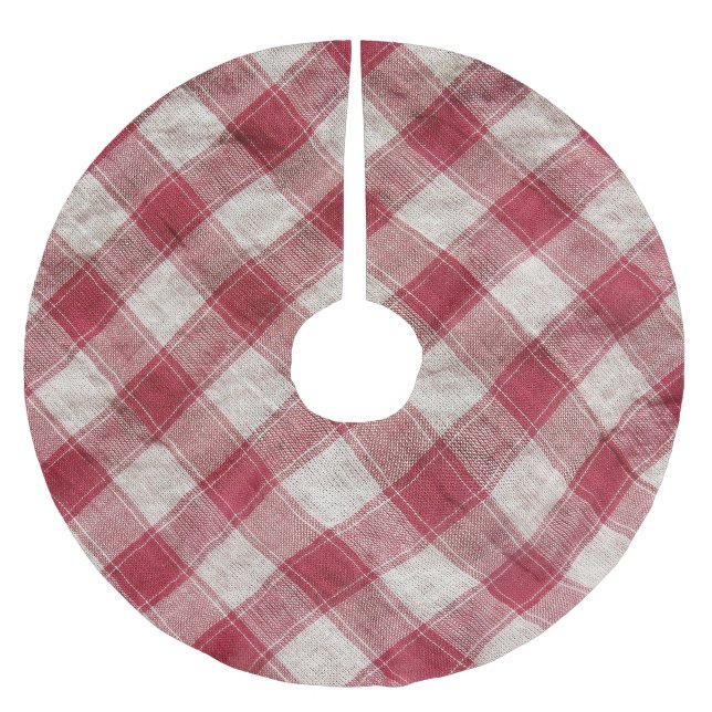 Kontrollerad textil: Färg bakgrund för textilier. Julgransmatta Borstad Polyester (Framsidan)