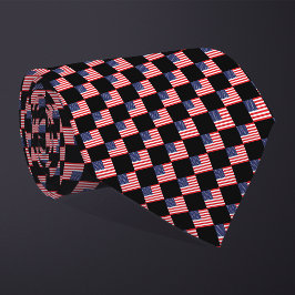 Kontrollerad United Stater Flagga Mönster Slips