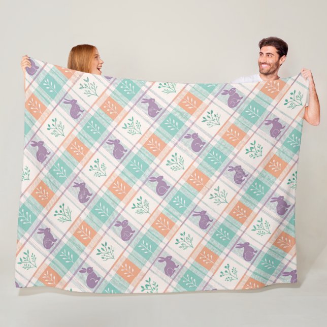 Kontrollerad utlagd Påsk Fleecefilt (På plats)