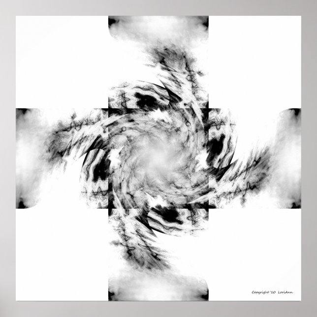 Kontrollerad wirl poster (Framsidan)