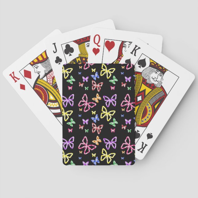 KONTROLLERADE BUTTERFLIER SPEL KORT (Baksidan)