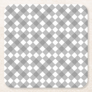 Kontrollerade korrigeringsfiler mönster svartvitt underlägg papper kvadrat