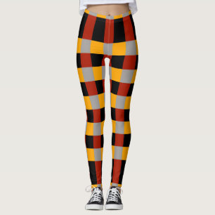 Kontrollerade kvinnliga skinn leggings