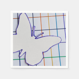 KONTROLLERADE PAPPRA NAPKINER MED BUTTERFLIK PAPPERSSERVETT