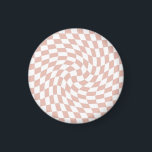 Kontrollerade Rosor för Retro Dusty Ro Sand Magnet<br><div class="desc">Perfekt,  skevad designkudde i pastel färg,  fullt av underbara vibes. Modern,  förvrängd checkers mönster. Den här trevliga,  psykedeliska designen tar dig till underlandet. Warped checkar in pastel färg. Virvel- och virvelkontroller,  dammig ro och rosa mönster</div>