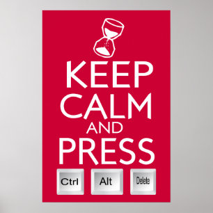 Kontrollerar den lugnaa pressen för behållan rolig poster