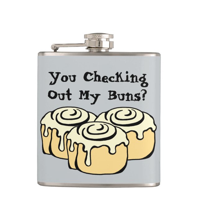 KONTROLLERAR DU MIN BUND? Funny Pun Humor-offert Fickplunta (Framsidan)