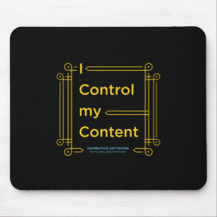 "Kontrollerar jag min nöjda" Mousepad Musmatta
