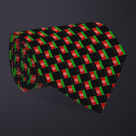 Kontrollerat Afghanistan Flagga Mönster Slips