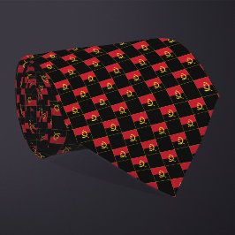 Kontrollerat Angola Flagga Mönster Slips