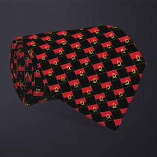 Kontrollerat Angola Flagga Mönster Slips