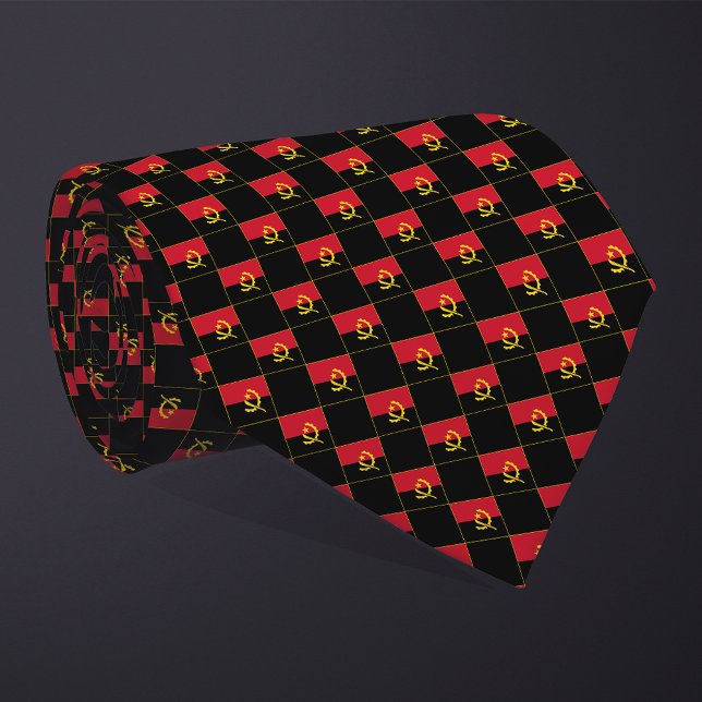 Kontrollerat Angola Flagga Mönster Slips (Skapare uppladdad)