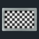 Kontrollerat Bälte-låsbeslag<br><div class="desc">Bälte-låsbeslaget liknar ett schackrat tävling flagga. Designen kommer från originalteckningen.</div>