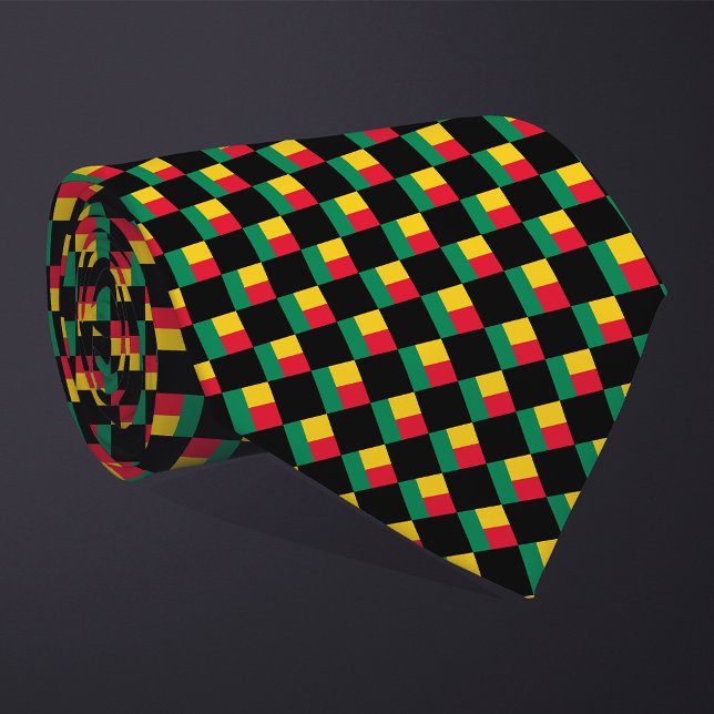Kontrollerat Benin Flagga Mönster Slips (Skapare uppladdad)