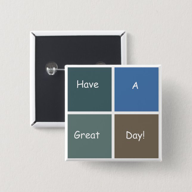 Kontrollerat Färg av Barbados Knapp (Framsida & baksida)