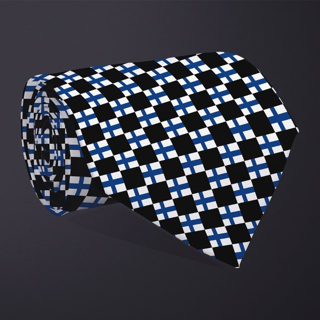 Kontrollerat Finland Flagga Mönster Slips (Skapare uppladdad)