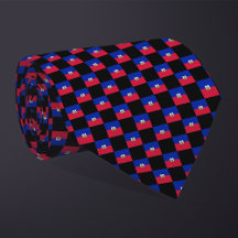 Kontrollerat Haiti Flagga Mönster