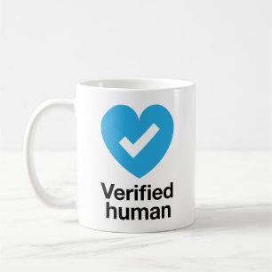 Kontrollerat humant kontrollhjärta kaffemugg