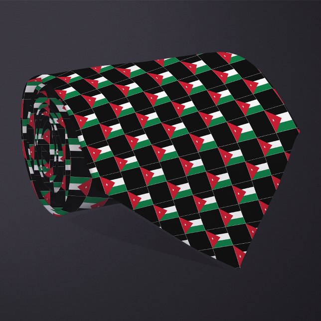 Kontrollerat Jordanien Flagga Mönster Slips (Skapare uppladdad)