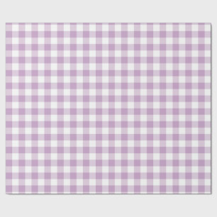 Kontrollerat lilak och vitt presentpapper