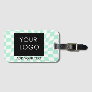 Kontrollerat Mint-Anpassade Business Add-Logotyp Bagagebricka