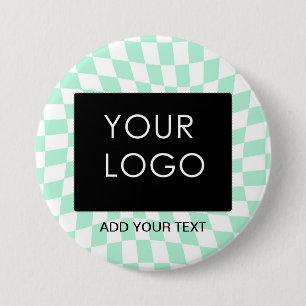 Kontrollerat Mint-Anpassade Business Add-Logotyp Knapp