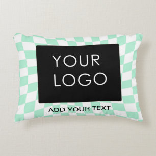 Kontrollerat Mint-Anpassade Business Add-Logotyp Prydnadskudde