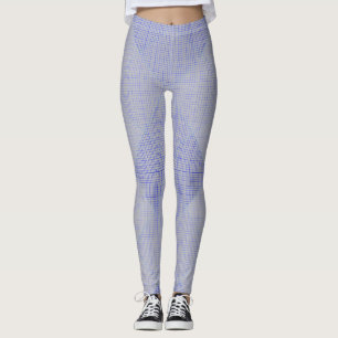 Kontrollerat Net mönster 02 LGrey BG Leggings