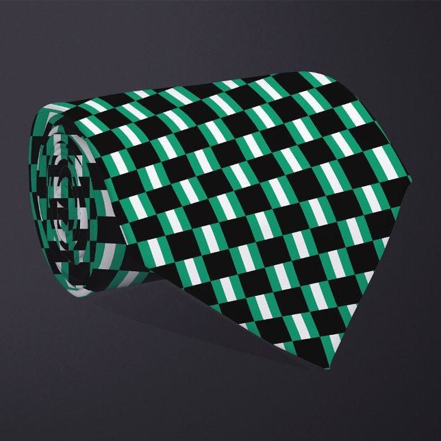 Kontrollerat Nigeria Flagga Mönster Slips (Skapare uppladdad)