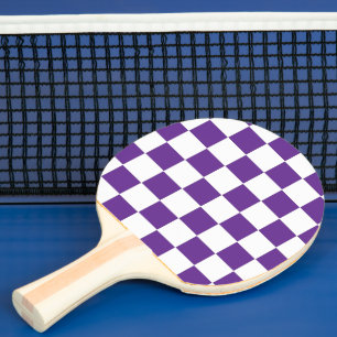 Kontrollerat Royal Lila och vit Pingisracket