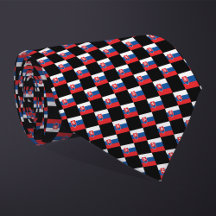Kontrollerat Slovakien Flagga Mönster