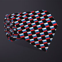 Kontrollerat Slovenien Flagga Mönster