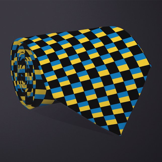 Kontrollerat Ukraina Flagga Mönster Slips (Skapare uppladdad)