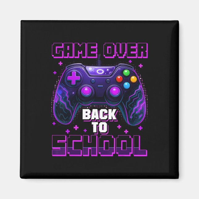 Kontrollerspel över Back to school första dag S Magnet (Framsidan)