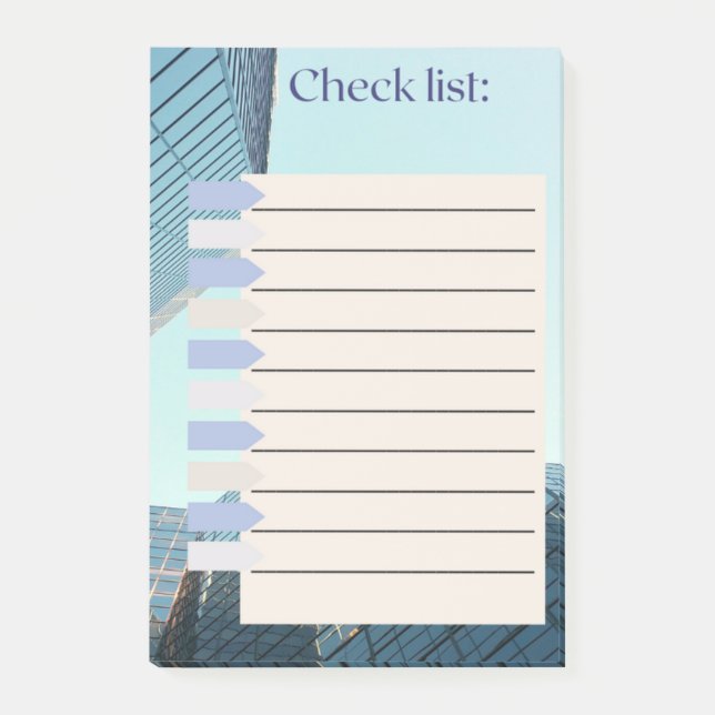 KONTROLLLISTA POST-IT BLOCK (Framsida)