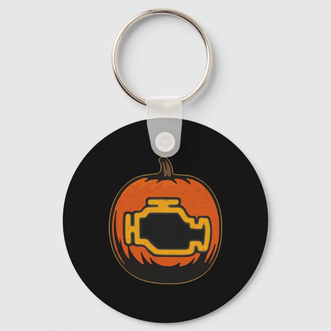 Kontrollmotor för kontrollpanel, funktion, Pumpkin Nyckelring (Framsida)