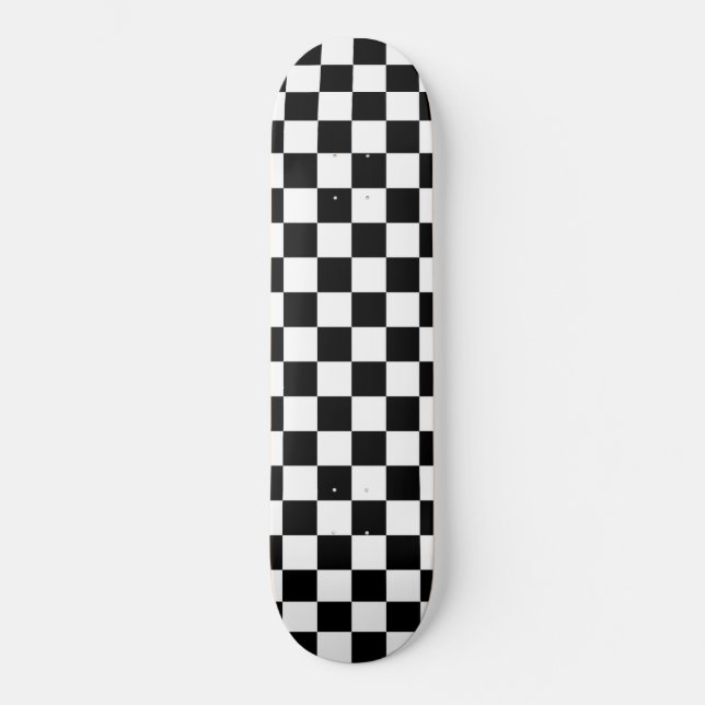 Kontrollörflagga Mini Skateboard Bräda 18,7 Cm (Framsida)