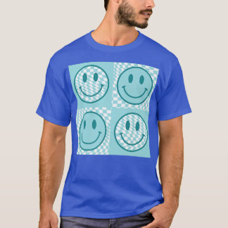 Kontrollpanel Smile Ansikte Funny Lycklig Ansikte T Shirt