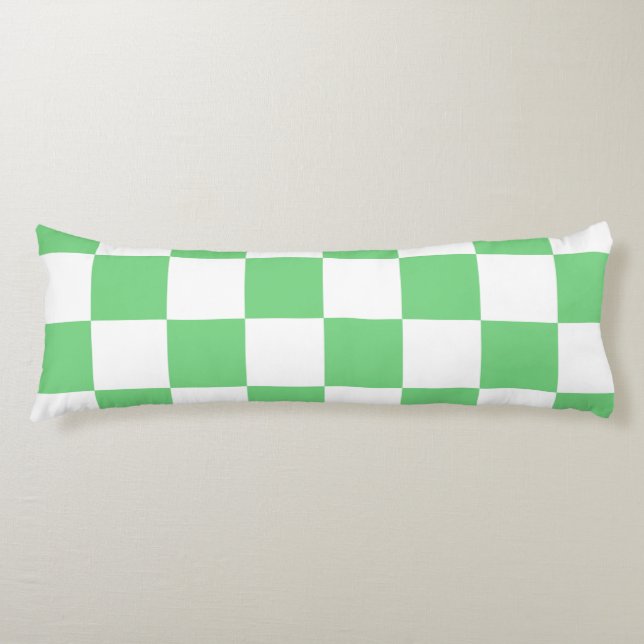 Kontrollpanelens kontrollpanel för Retro-Grönt Y2K Kroppskudde (Framsidan)