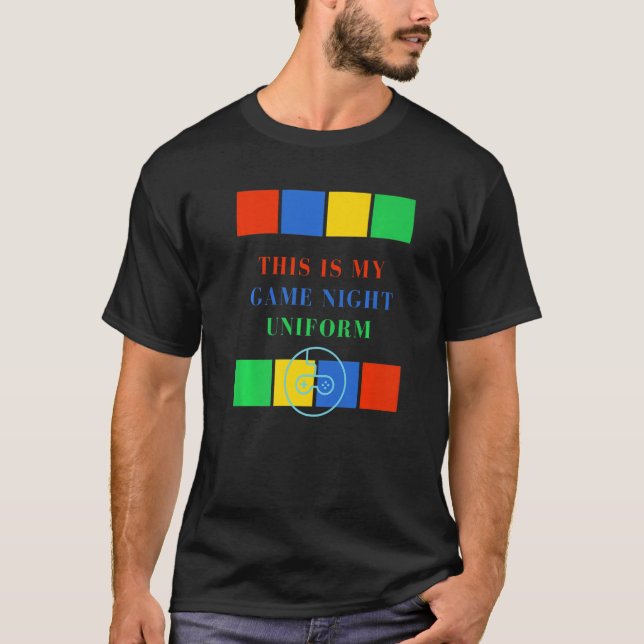 Kontrollpanelspel är min spelkväll t shirt (Framsida)
