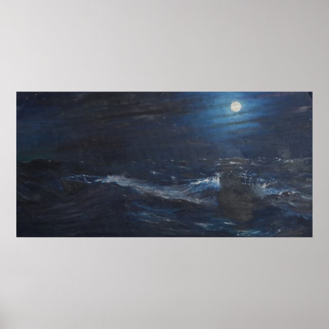 Kontrollsagan Måne Poster (Framsidan)