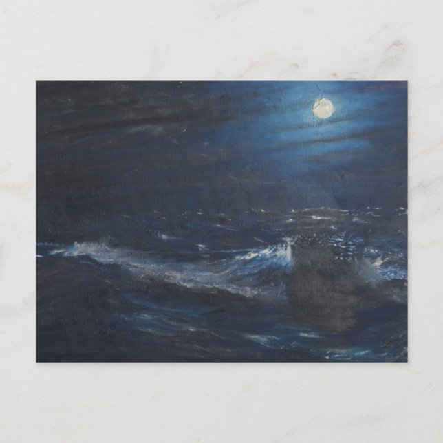 Kontrollsagan Måne Vykort (Framsida)