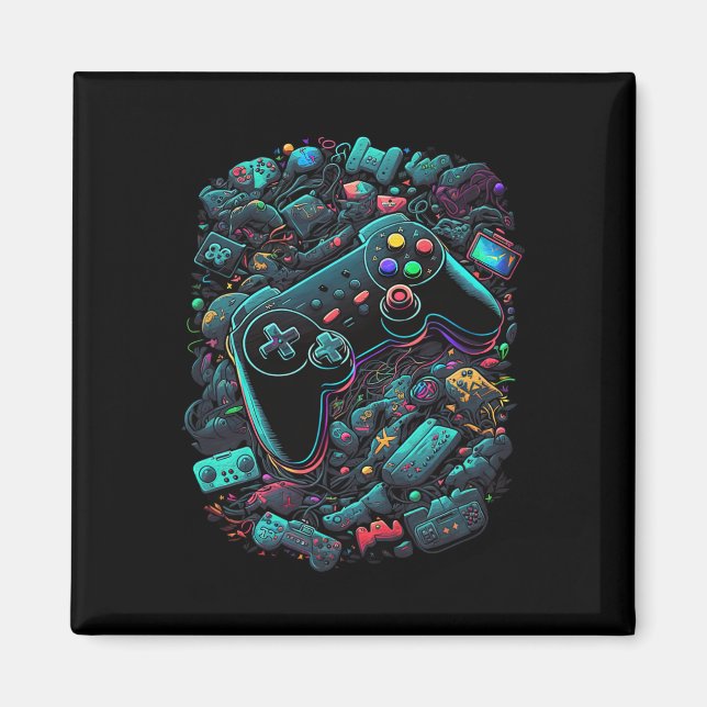 Kontrollspelarvideospelsstyrenhet 13 magnet (Framsidan)