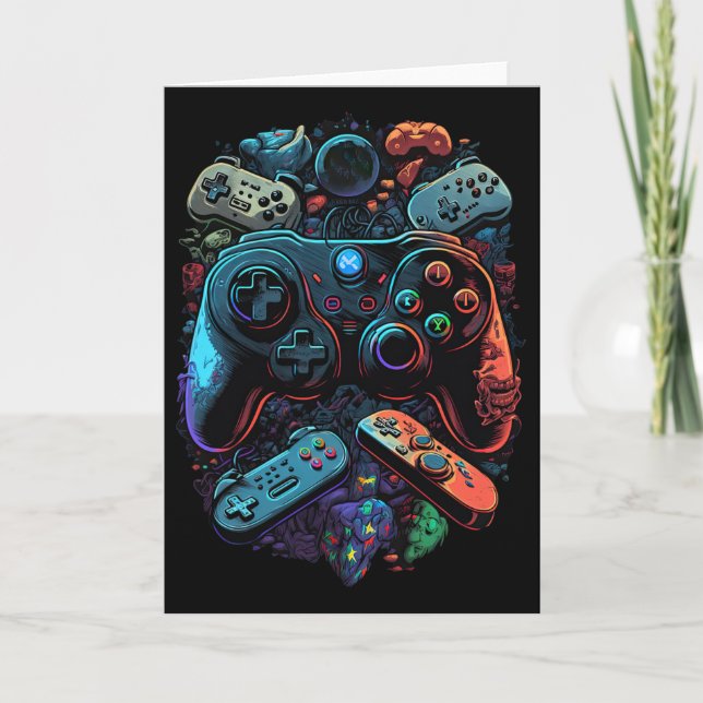 Kontrollspelarvideospelsstyrenhet 19 kort (Framsida)